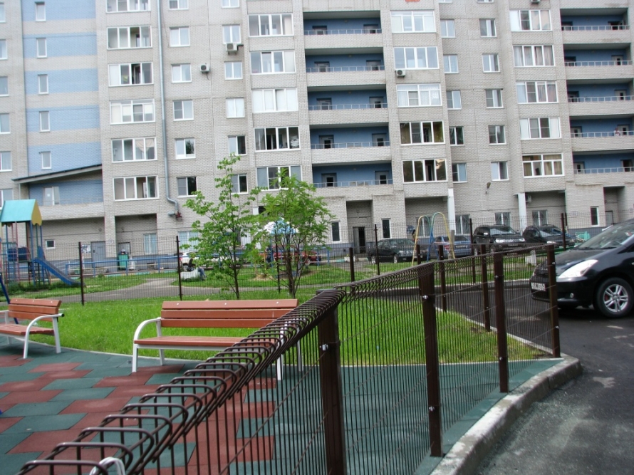 Ограждение детской площадки по ул. Малахова